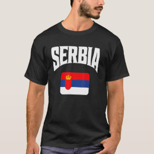 Camiseta Bandera de Serbia