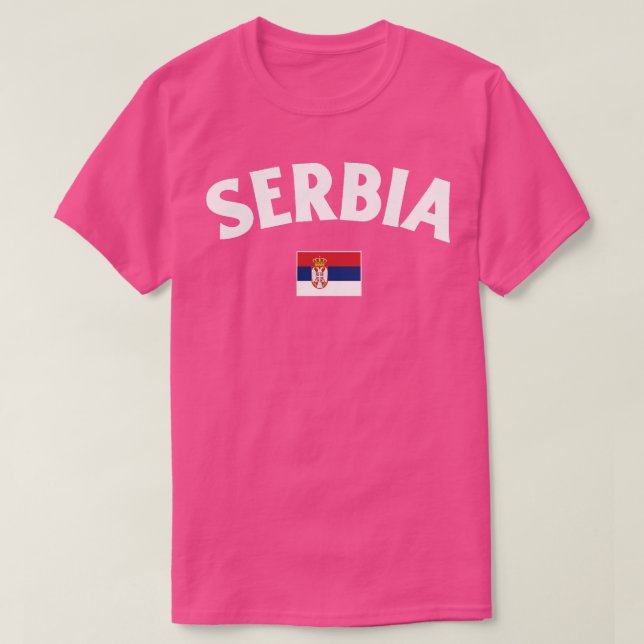 Camiseta Bandera de Serbia (Diseño del anverso)