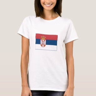 Camiseta Bandera de Serbia
