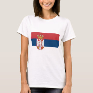 Camiseta Bandera de Serbia