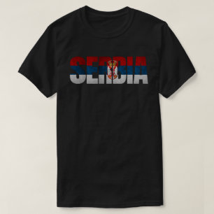 Camiseta Bandera de Serbia