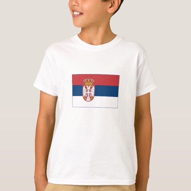 Camiseta Bandera de Serbia (Anverso)