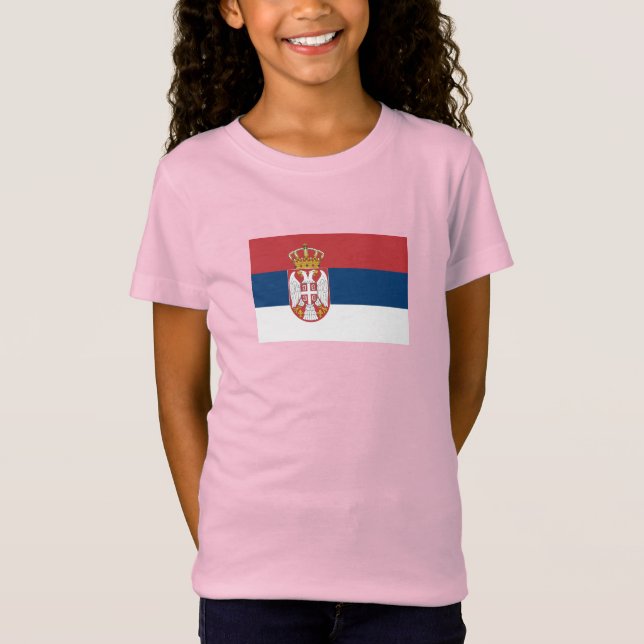 Camiseta Bandera de Serbia (Anverso)