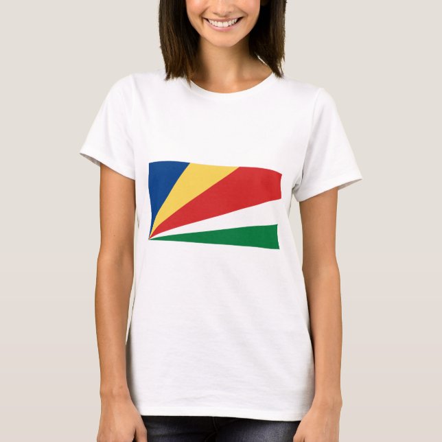 Camiseta Bandera de Seychelles (Anverso)