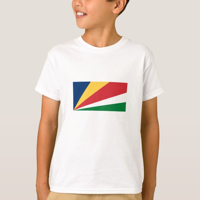 Camiseta Bandera de Seychelles (Anverso)