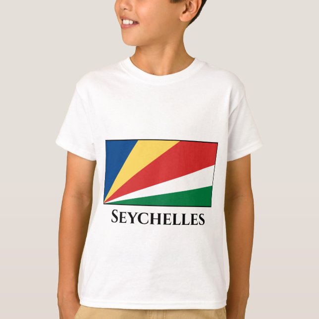 Camiseta Bandera de Seychelles (Anverso)