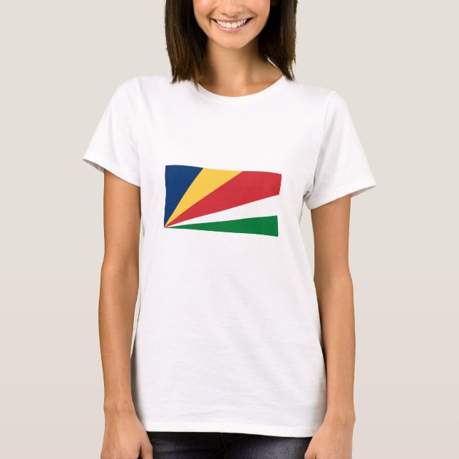 Camiseta Bandera de Seychelles (Anverso)