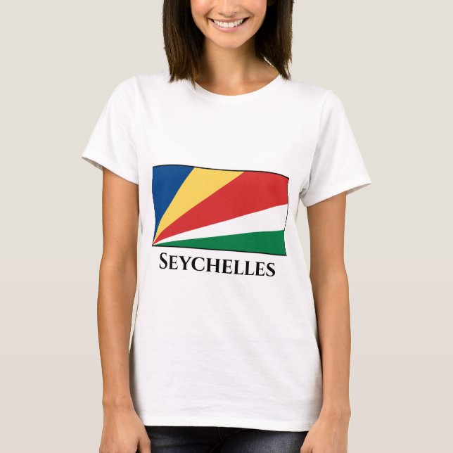 Camiseta Bandera de Seychelles (Anverso)