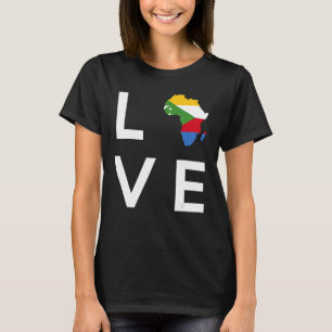 Camiseta Bandera de Seychelles adora continente africano Si
