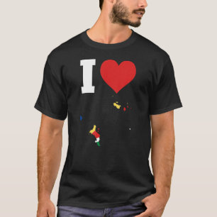 Camiseta Bandera de Seychelles para las Seychelles I Love S