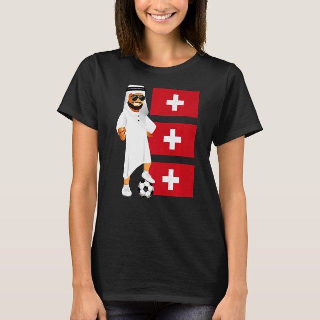 Camiseta Bandera de Sheikh Suiza (Anverso)