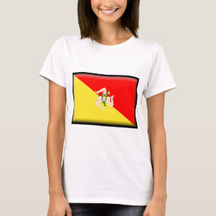 Camiseta Bandera de Sicilia (Italia)