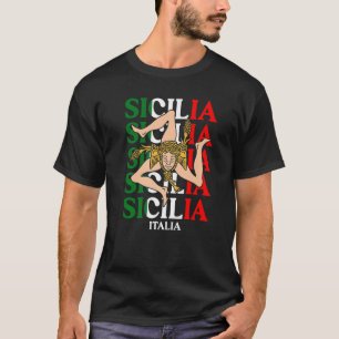 Camiseta Bandera de Sicilia Sicilia Palermo Italia 30
