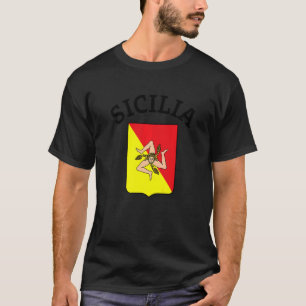 Camiseta Bandera de Sicilia Sicily Palermo Italia 14