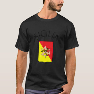 Camiseta Bandera de Sicilia Sicily Palermo Italia 19