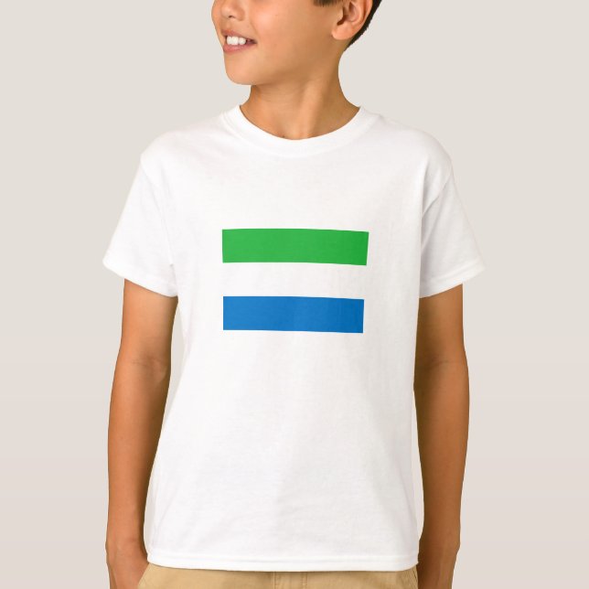 Camiseta Bandera de Sierra Leona (Anverso)