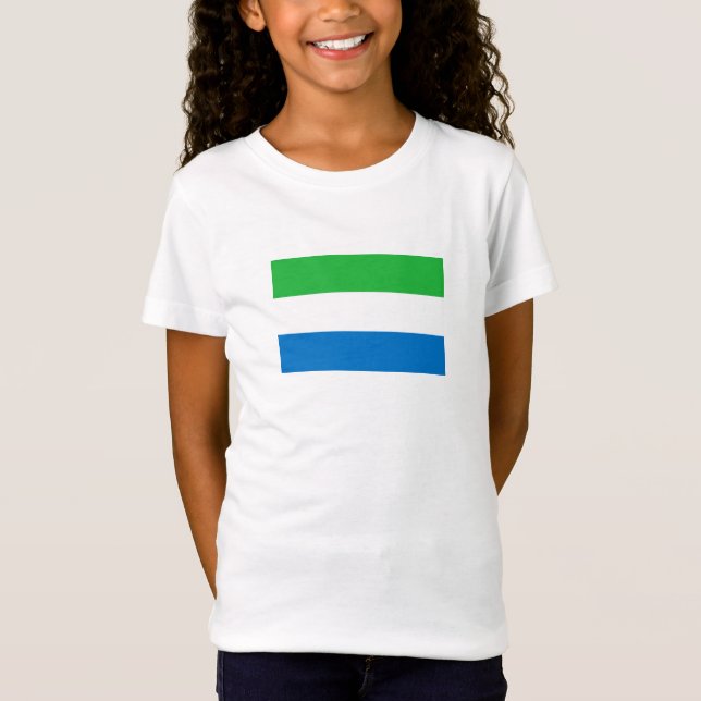 Camiseta Bandera de Sierra Leona (Anverso)