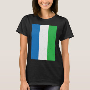 Camiseta Bandera de Sierra Leona Viajes de Sierra Leona