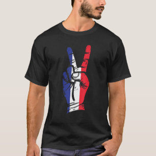 Camiseta Bandera de signo de paz de Francia