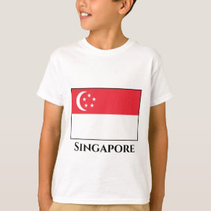 Camiseta Bandera de Singapur