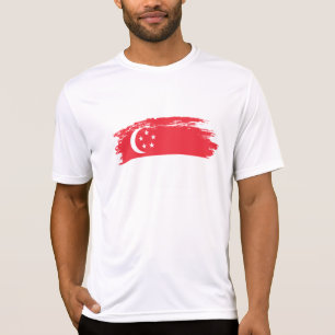 Camiseta Bandera de Singapur