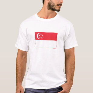 Camiseta Bandera de Singapur