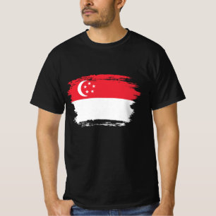 Camiseta Bandera de Singapur