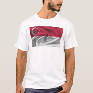 Camiseta Bandera De Singapur