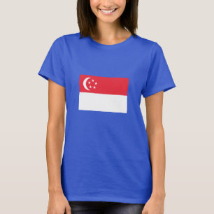 Camiseta Bandera de Singapur