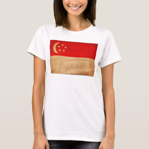 Camiseta Bandera de Singapur