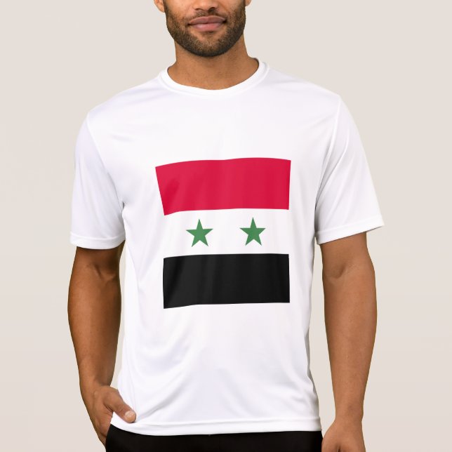 Camiseta Bandera de Siria (Anverso)