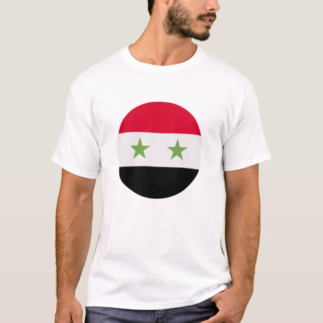 Camiseta Bandera de Siria (Anverso)