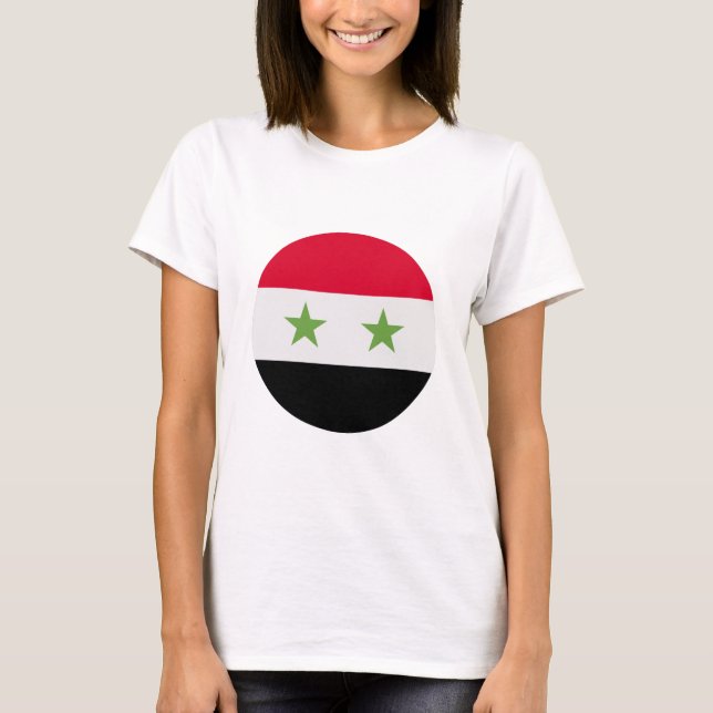 Camiseta Bandera de Siria (Anverso)