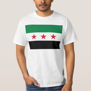 Camiseta Bandera de Siria - bandera siria de la
