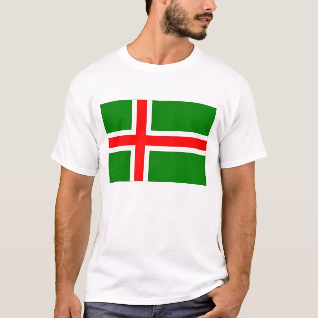 Camiseta Bandera de Småland (no oficial) (Anverso)