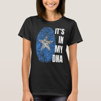 Camiseta Bandera de Somalia Adn huella digital Mes de histo