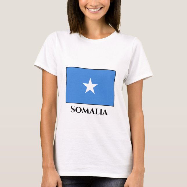 Camiseta Bandera de Somalia (somalí) (Anverso)
