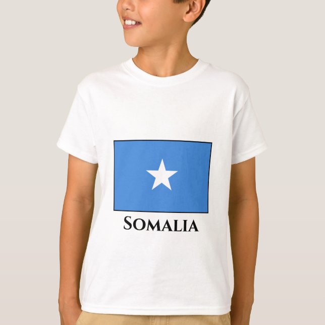 Camiseta Bandera de Somalia (somalí) (Anverso)