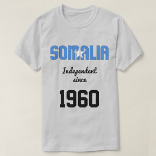 Camiseta Bandera de Somalia y Patriótico Del Escudo De Arma