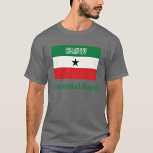 Camiseta Bandera de Somalilandia con nombre en somalí
