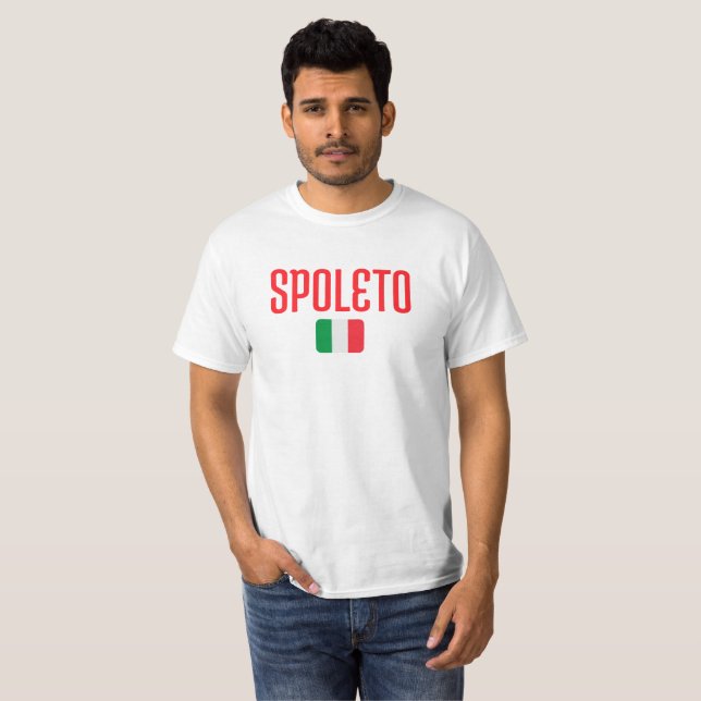 Camiseta Bandera de SPOLETO Italia (Anverso completo)