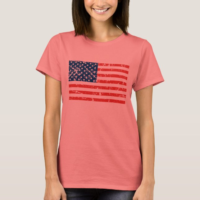 Camiseta Bandera de Spoting USA (Anverso)