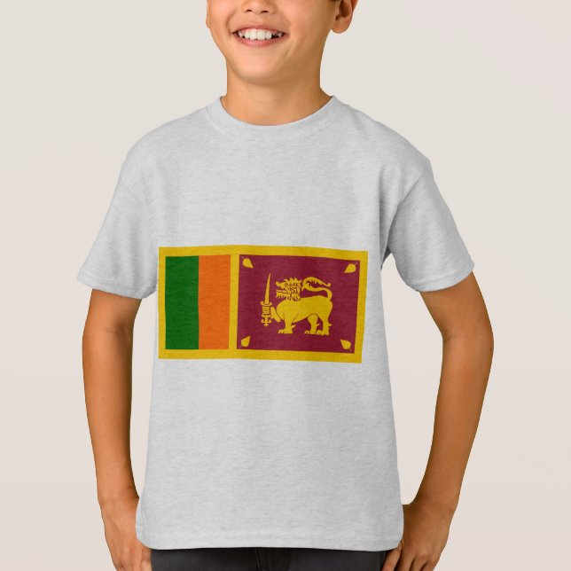 Camiseta Bandera de Sri Lanka (Anverso)