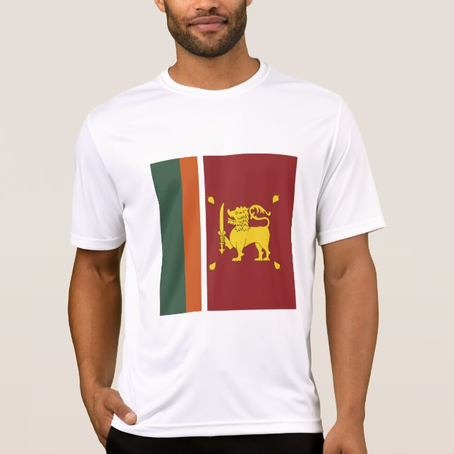 Camiseta Bandera de Sri Lanka (Anverso)