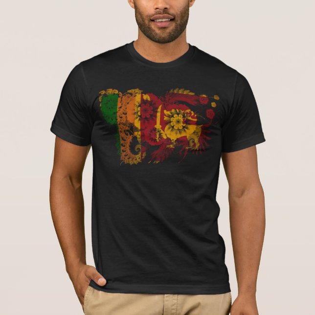 Camiseta Bandera de Sri Lanka (Anverso)
