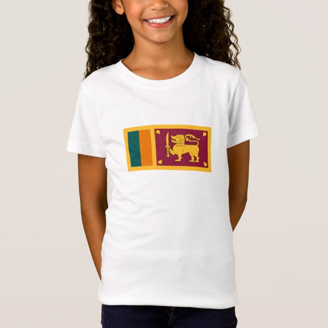 Camiseta Bandera de Sri Lanka (Anverso)