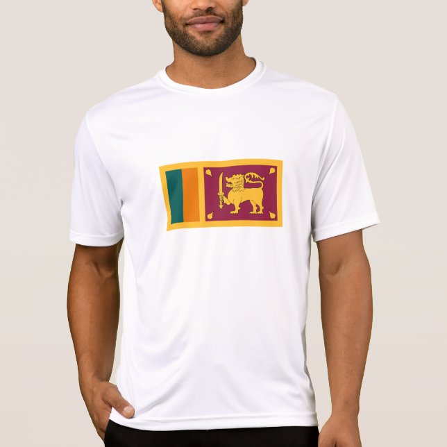 Camiseta Bandera de Sri Lanka (Anverso)