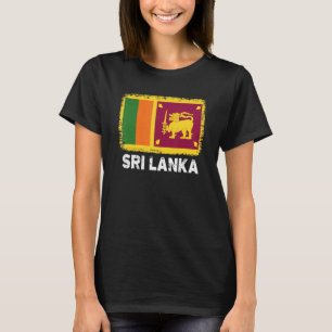 Camiseta Bandera de Sri Lanka apoya a las mujeres de Sri La