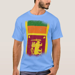 Camiseta Bandera de Sri Lanka con problemas de cosecha