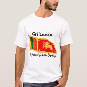 Camiseta Bandera de Sri Lanka - La isla que vale la pena vi